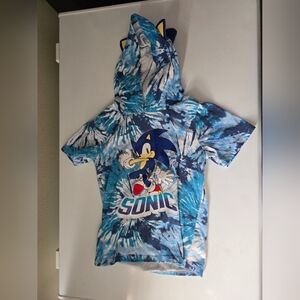 Sonic the Hedgehog Hooded Shirt Size 5